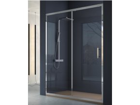 Posuvné sprchové dveře Relax 120, čiré sklo 6 mm | czkoupelna.cz