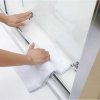ROSS-Posuvné sprchové dveře ROSS Comfort 130, spodní slkeněný rám| czkoupelna