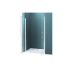 Trend 110 - sprchové dvoukřídlé dveře 107-111x185 cm otevřené ven
