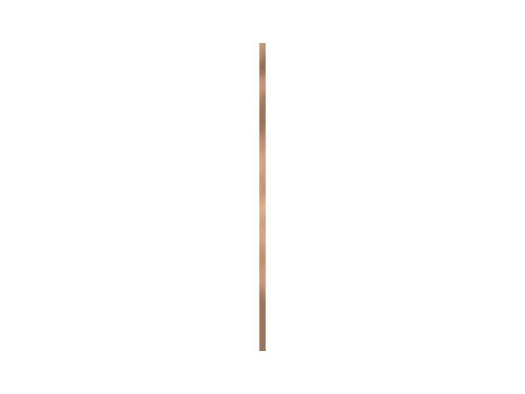 29310 listela univerzalni kovova paradyz gold 2x89 8 cm