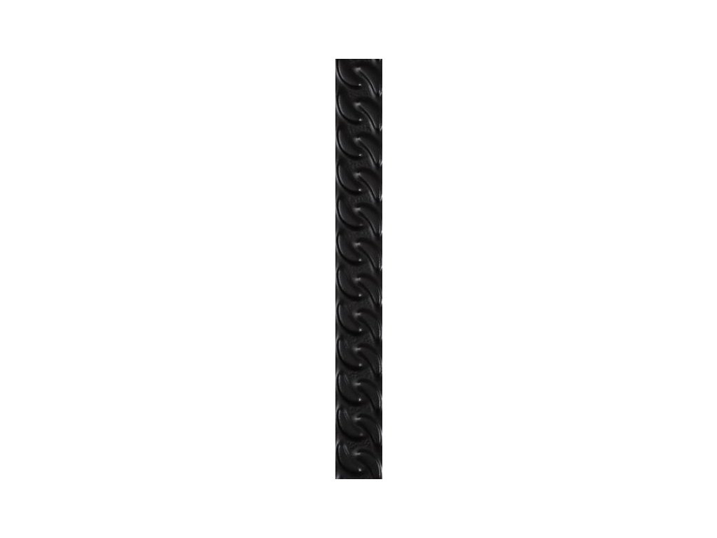 23628 obklad dekorativni listela fashion spirit black struktura mat 4 5x39 8 cm