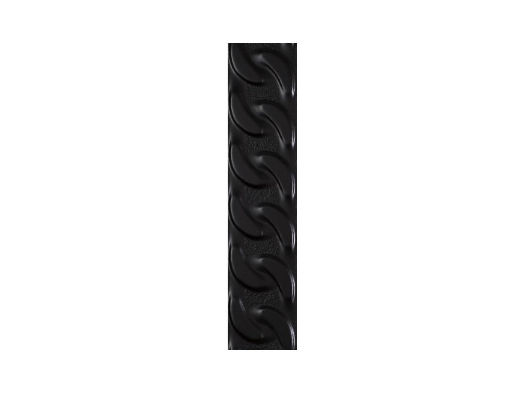 23631 obklad dekorativni listela fashion spirit black struktura mat 9x39 8 cm