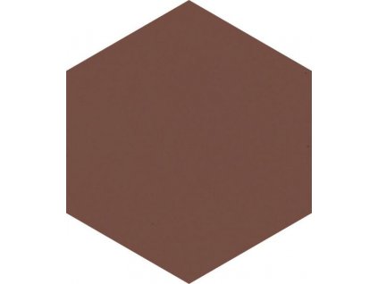 25428 hexagon modernizm brown mat 19 8x17 1 cm