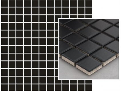 21984 mozaika albir nero k 2 3x2 3 cm 29 8x29 8 cm