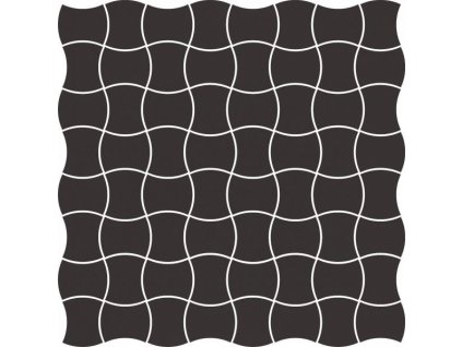 25482 mozaika modernizm nero k 3 6x4 4 cm 30 86x30 86 cm