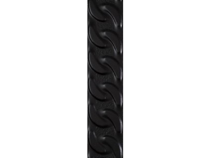 23631 obklad dekorativni listela fashion spirit black struktura mat 9x39 8 cm