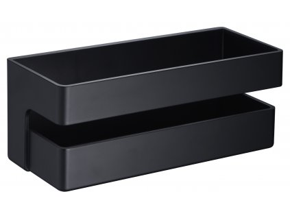 Polička PVC black matt