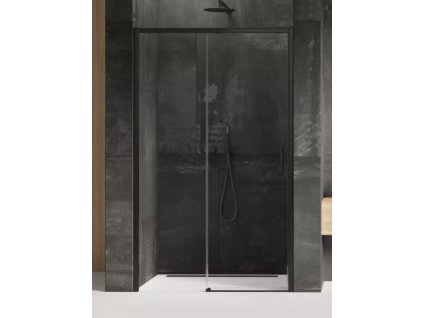 6766 5 dvere sprchove prime black 130 cm leve