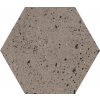 24552 hexagon industrialdust taupe mat 19 8x17 1 cm