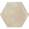 28977 1 hexagon tosi beige lesk 17 1x19 8 cm