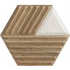 30015 hexagon woodskin mix struktura c 19 8x17 1 cm