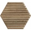 30018 hexagon woodskin wood struktura b 19 8x17 1 cm