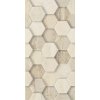 28500 obklad sunlight stone beige dekor geometricky 30x60 cm