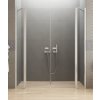6250 dvere sprchove new soleo chrom 150 cm dvoukridle se dvema pevnymi dily