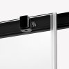 6727 3 dvere sprchove prime black 120 cm leve