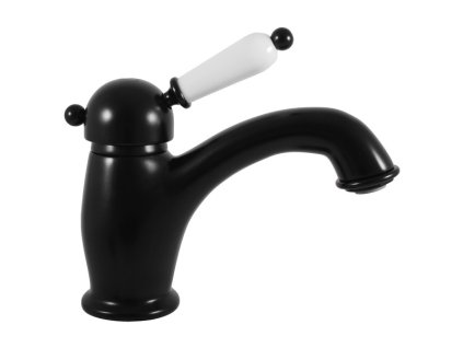 LABE - Umyvadlová baterie bez výpusti, Černá - matná L526.0CMAT, RAV Slezák (Barva Černá - matná, Rozměr 3,8")