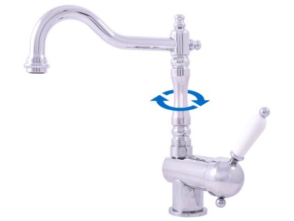 LABE - Umyvadlová/dřezová baterie bez výpusti, Chrom L508.0/8, RAV Slezák (Barva Chrom, Rozměr 3,8")