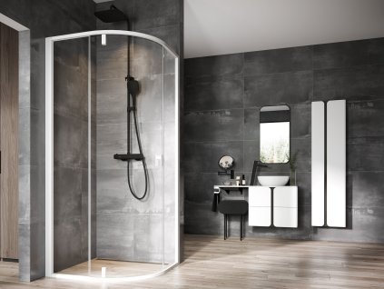 Sprchový kout Nexty NSKK3 (Barva Bílá matná, Kód varianty 3O644E01Z1)