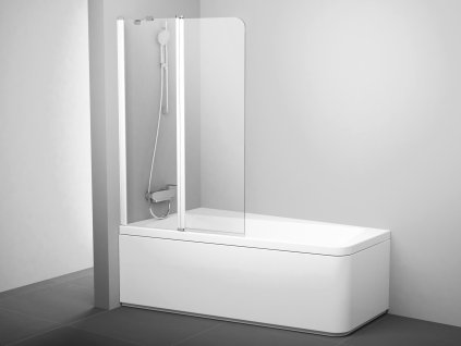 Vanová zástěna 10CVS2 (Varianta Levá, Barva Bílá)