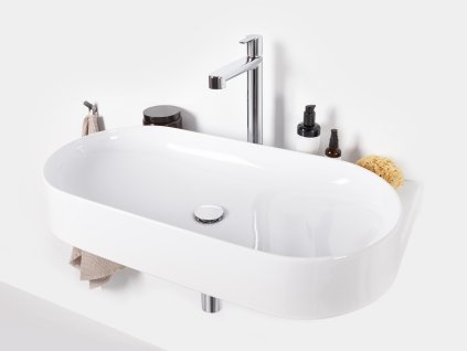 Umyvadlo Yard 80 s otvorem (Barva Bílá)