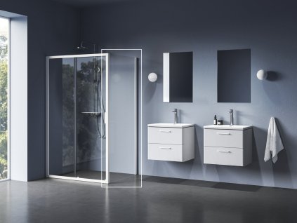 Pevná stěna Blix II NBLPS (Barva Bílá matná, Kód varianty 9BM40E00Z1)