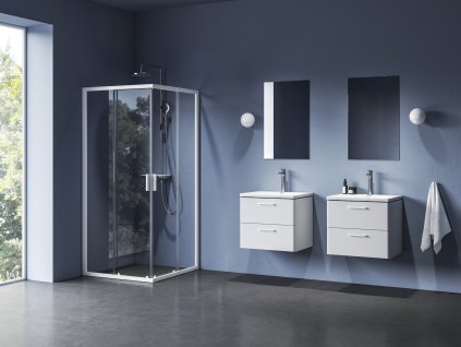 Sprchový kout Blix II NBLRV2 (Barva Bílá matná, Kód varianty 1LM40E00Z1)