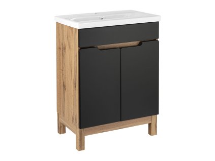 109944 koupelnova skrinka s keramickym umyvadlem alek 60 2d