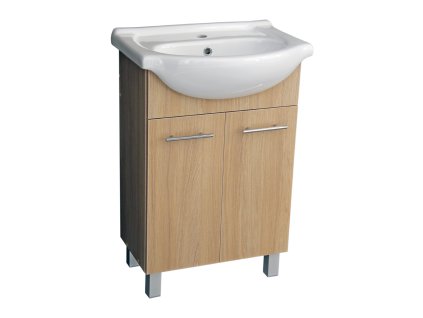 50491 1 koupelnova skrinka s keramickym umyvadlem edna 55