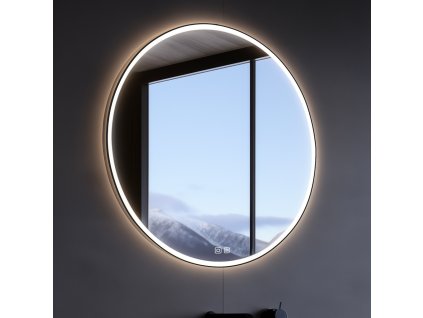 cerne kulate led zrcadlo pr 900 s dotykovym senzorem nahled