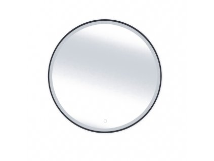 108516 zrcadlo divissi l s led osvetlenim 80 cm cerne