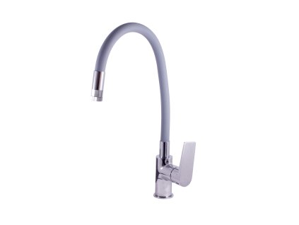 COLORADO - Dřezová baterie s flexibilním ramínkem, Chrom/šedá CO119.0/11, RAV Slezák (Barva chrom/šedá, Rozměr 3,8")