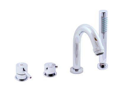 SEINA - Vanová baterie 4-otvorová, vodopád, Chrom SE962.0P, RAV Slezák (Barva Chrom, Rozměr 3,8")