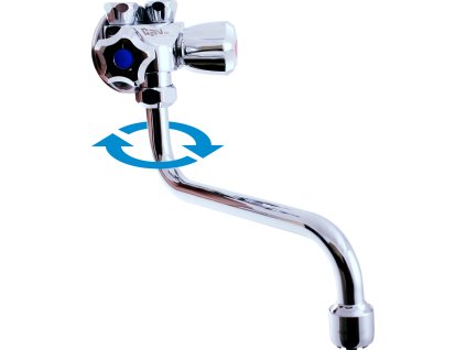 Umyvadlová baterie pro nízkotlaké ohřívače, Chrom EN001/21, RAV Slezák (Barva Chrom)