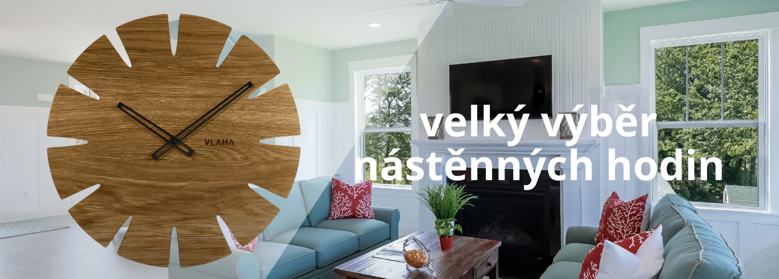 Nástěnné hodiny JVD a LAVVU