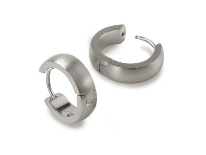 boccia titanium matne nausnice krouzky z titanu 0539 01 14339091