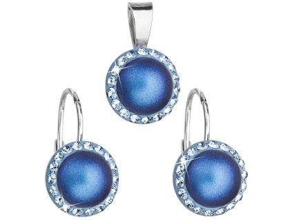 SOUPRAVA SE SWAROVSKI ELEMENTS 39091.3 DARK BLUE