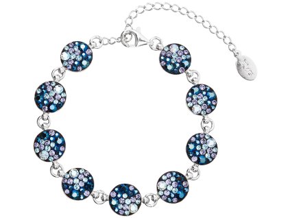 NÁRAMEK SE SWAROVSKI ELEMENTS 33048.3 BLUE STYLE