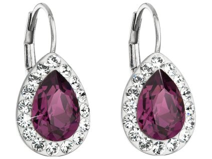 NÁUŠNICE SE SWAROVSKI ELEMENTS 31242.3 AMETHYST