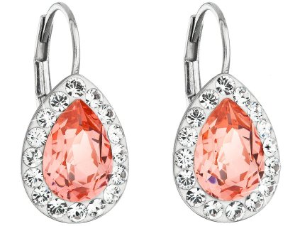 NÁUŠNICE SE SWAROVSKI ELEMENTS 31242.3 ROSE PEACH