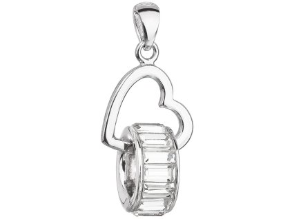 Přívěsek se Swarovski ELEMENTS 34240.1 KRYSTAL