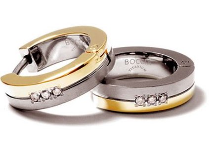 Náušnice BOCCIA TITANIUM 0510-09