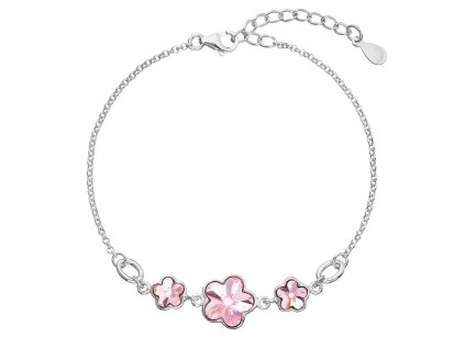 NÁRAMEK SE SWAROVSKI ELEMENTS 33112.3 LIGHT ROSE