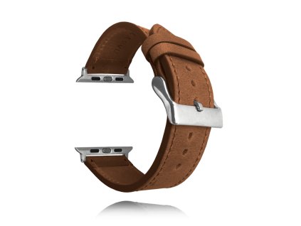Hnědý kožený řemínek LAVVU pro APPLE WATCH LSXAES
