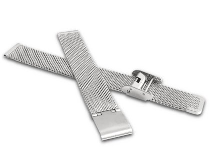 Stříbrný kovový tah MESH Band Silver MPSNS14