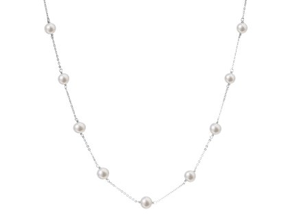 Stříbrný perlový náhrdelník 22013.1