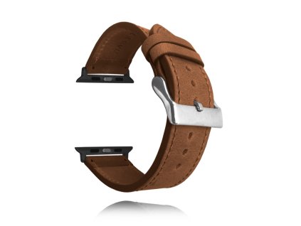 Hnědý kožený řemínek LAVVU pro APPLE WATCH LSXAEX