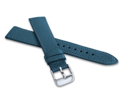 Modrý prošitý řemínek LAVVU MEDITERRA z luxusní kůže Top Grain LSADL