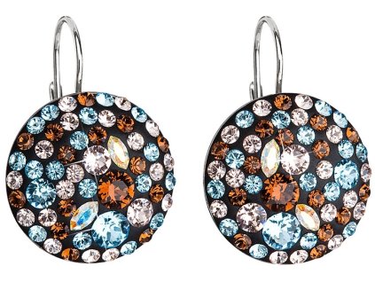 Náušnice se Swarovski Elements 31161.3 aqua