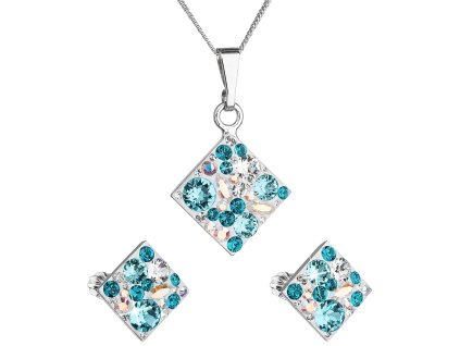 SOUPRAVA SE SWAROVSKI ELEMENTS 39126.3 TURQUOISE