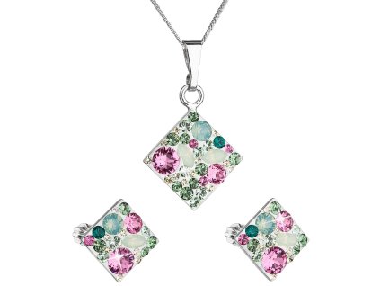 SOUPRAVA SE SWAROVSKI ELEMENTS 39126.3 CHRYSOLITE
